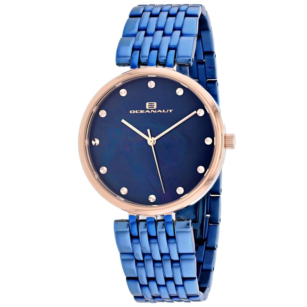 Oceanaut Women's Aerglo Blue MOP Dial Watch - OC2206 - Blue MOP - 6 (36)