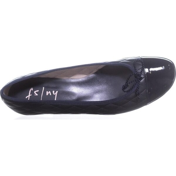 navy patent flat shoes