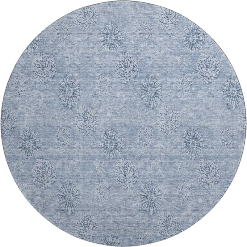 Premium Washable Super Soft Floral Imprints Mayfield Rug