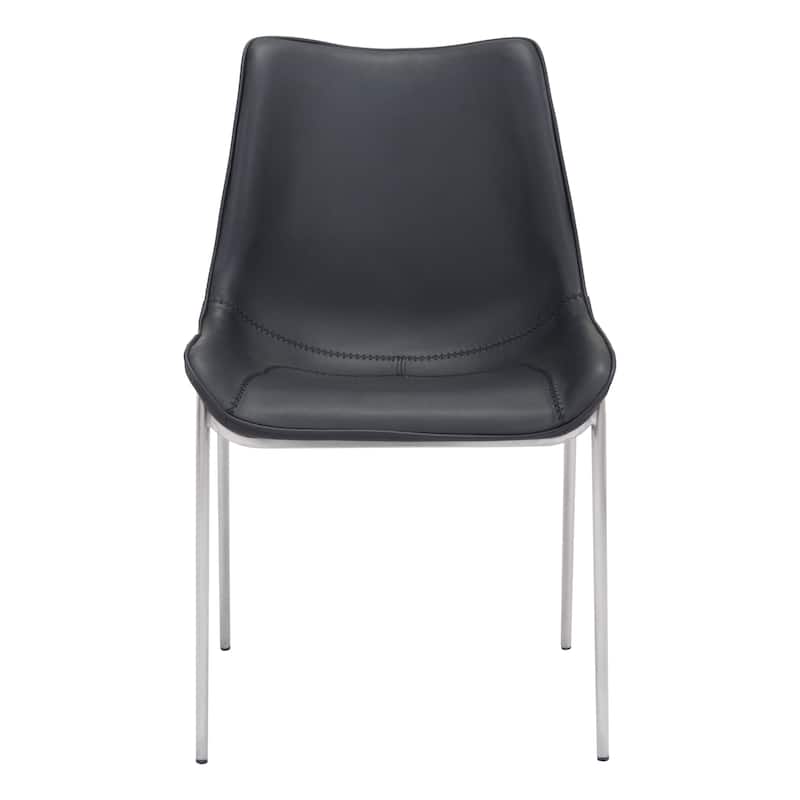 Magnus Dining Chair Black & Silver