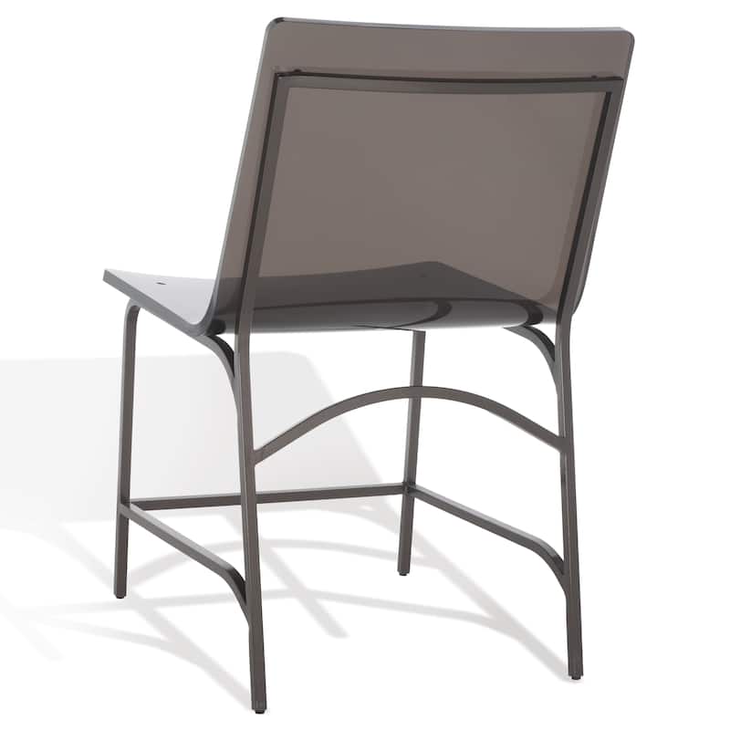 SAFAVIEH Couture Ljupka Acrylic Dining Chair (Set of 2) - 20 In W x 21.25 In D x 33.25 In H - 20"W x 21"D x 33"H