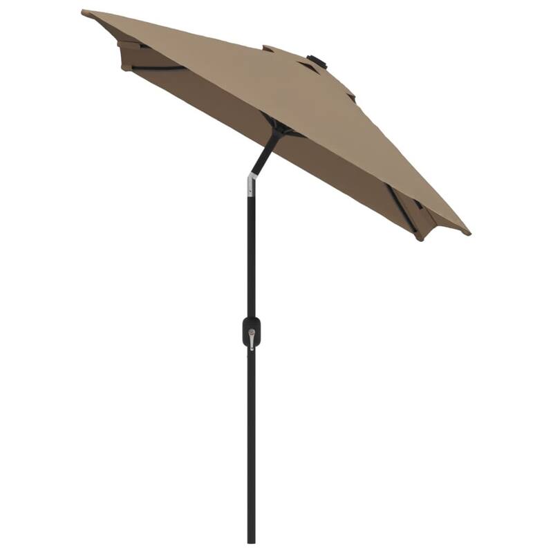 vidaXL Outdoor Umbrella Parasol Patio Sunshade Tilting System Sun Shelter