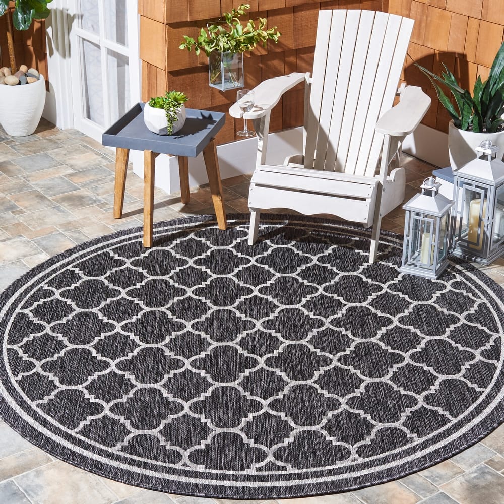 SAFAVIEH Courtyard Kamini Indoor/ Outdoor Waterproof Patio Backyard Rug