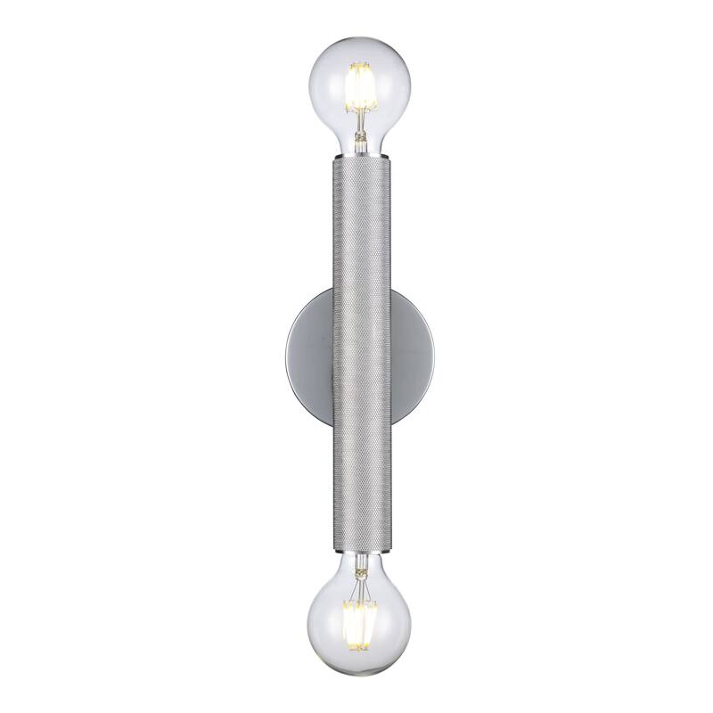 Trans Globe Lighting 22302 Auburn 12" Tall Wall Sconce - Polished Chrome