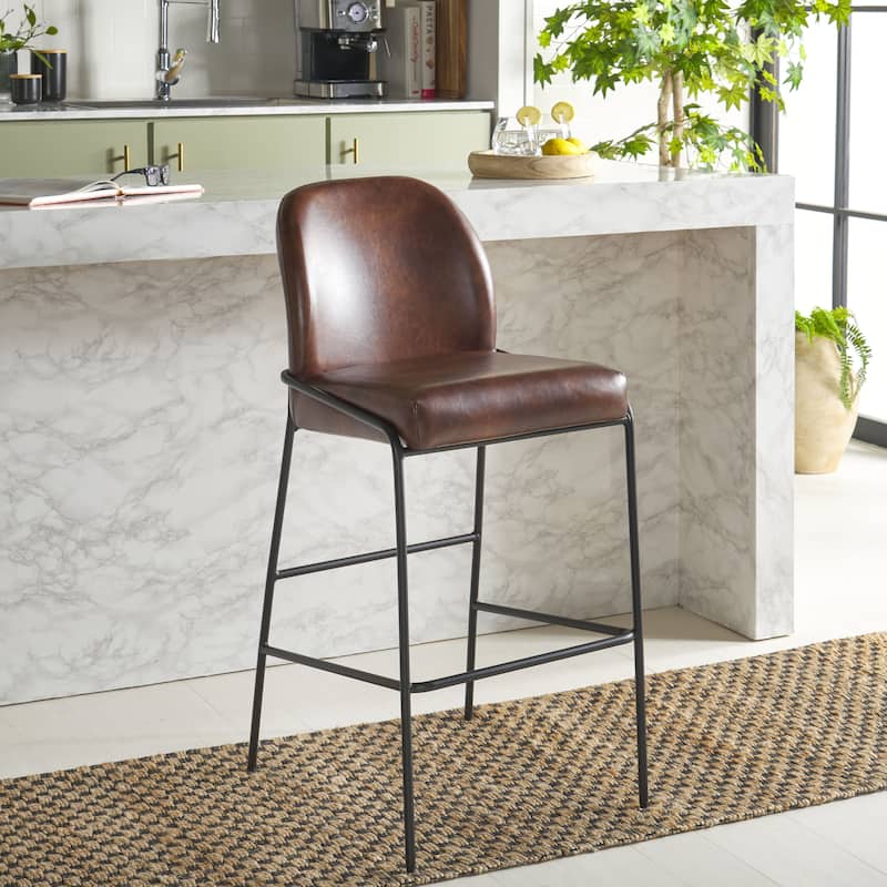 SAFAVIEH Ivey 30-inch Bar Stool - 20"W x 22"D x 42"H