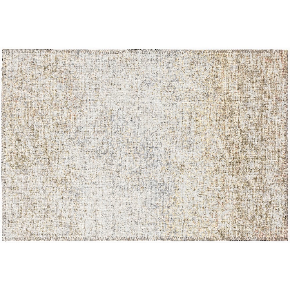 Indoor/Outdoor Rylee Modern Abstract Washable Rug New