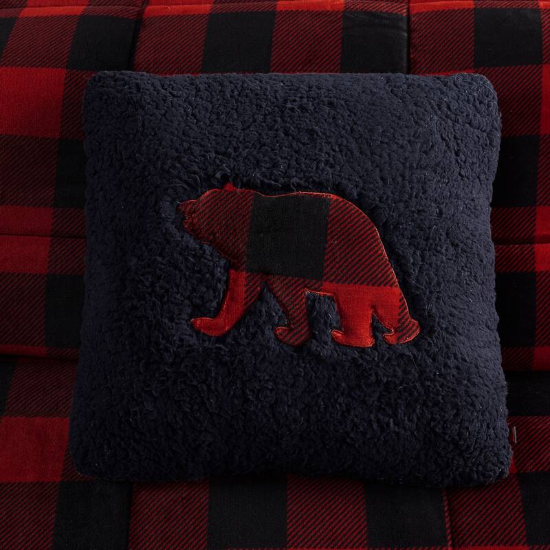 Woolrich Alton Plush to Sherpa Down Alternative Comforter Set