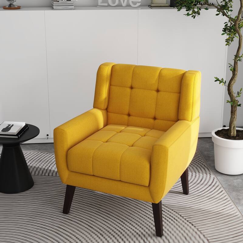 Tufted Arm Chair Upholstered Lounge Chair