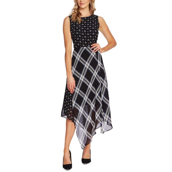 vince camuto black and white dress