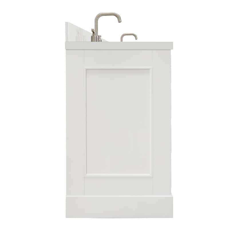 Ariel M073DWQRVO Stafford 73" Free Standing Double Basin Vanity Set