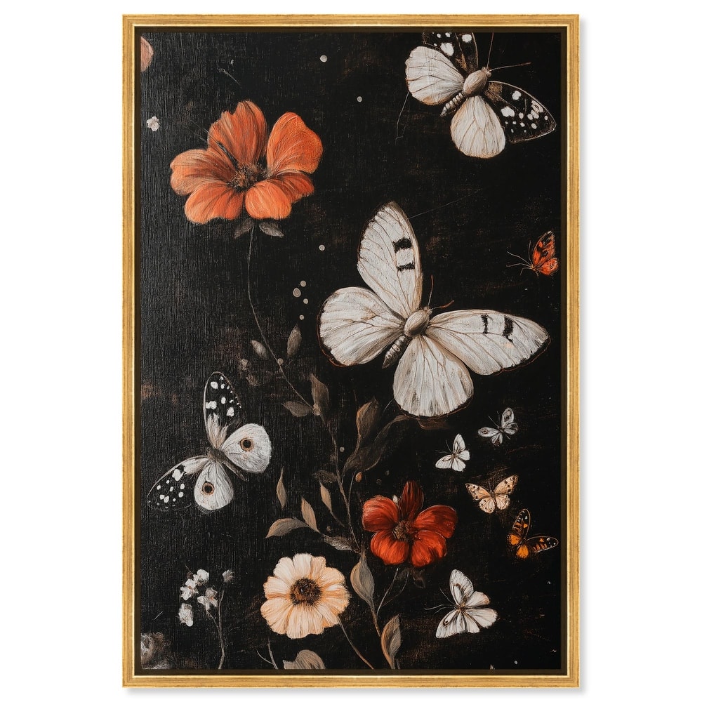 Butterfly Wing Patterns Canvas by Art Remedy