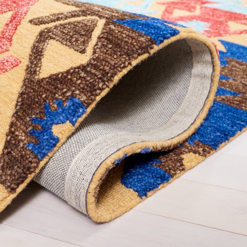 SAFAVIEH Handmade Aspen Grga Boho Tribal Wool Rug