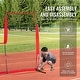 preview thumbnail 28 of 33, Screen Baseball for Batting Cage Heavy Duty Pitching Net for Pitchers Protection