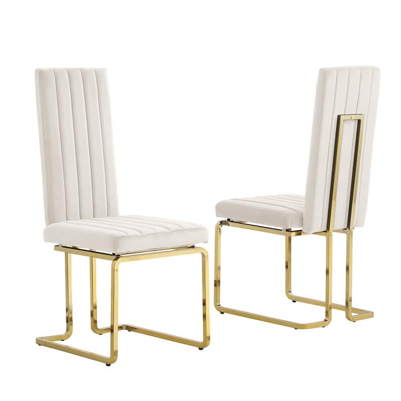 Best Quality Furniture D320-SC344-7 Dining Set with 66" White Marble Top