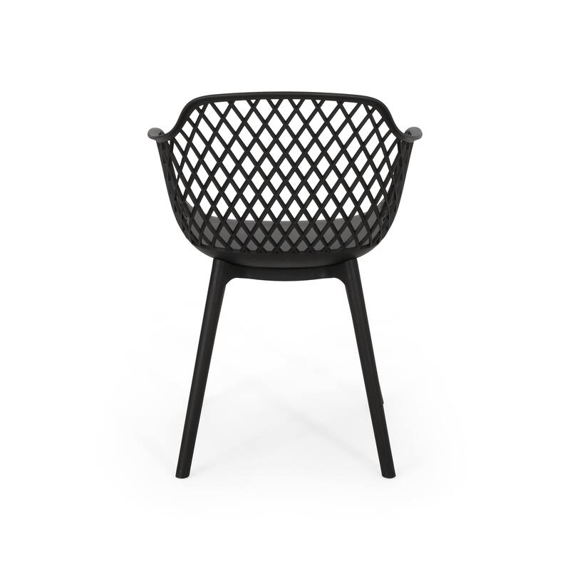 Poppy Outdoor Modern Dining Chair (Set of 2) by Christopher Knight Home