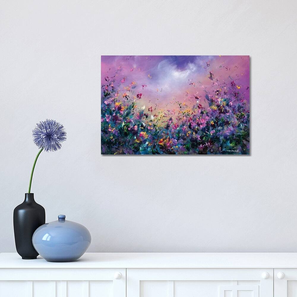 iCanvas "Rainbow Meadow" by Jaanika Talts Canvas Print