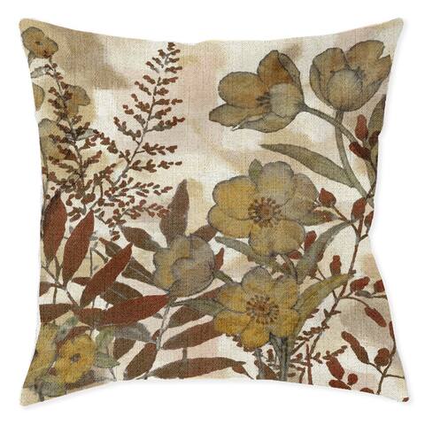 Laural Home Sienna Earthy 17" x 18" Woven Decorative Pillow