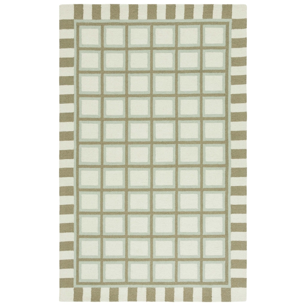 SAFAVIEH Handmade Genre Abramina Mid-Century Modern Wool Rug
