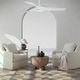 preview thumbnail 19 of 31, CO-Z 52" Modern Ceiling Fan with Dimmable LED Light and Remote