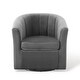 Prospect Performance Velvet Swivel Armchair - Bed Bath & Beyond - 30951830