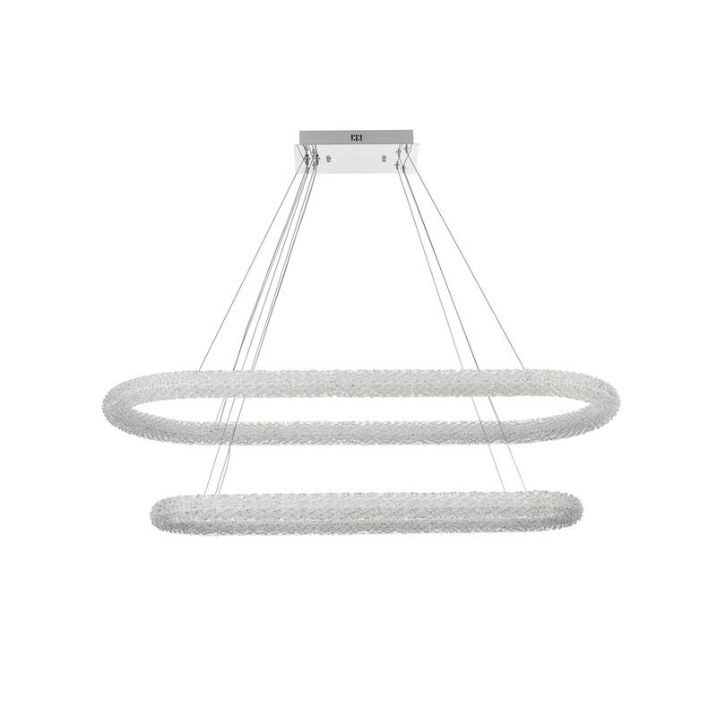 Indigo Home 51 inch Adjustable LED Chandelier
