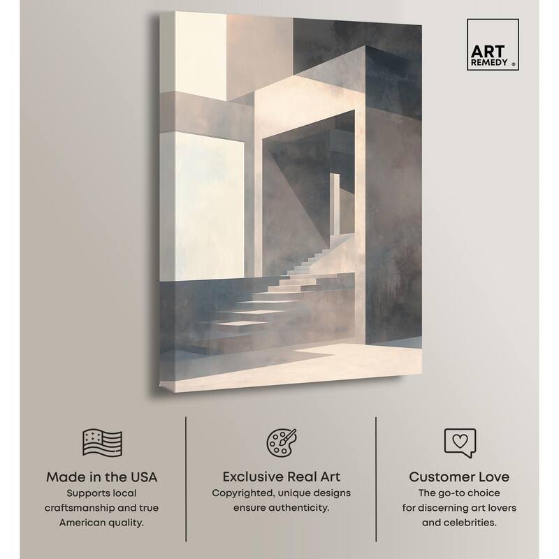 Stark Perspective Canvas by Art Remedy, Gallery Wrapped