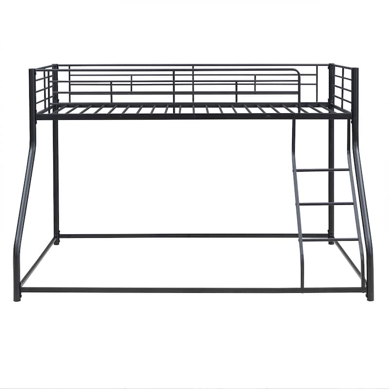 Steel Bunk Bed with Ladder and Guardrail
