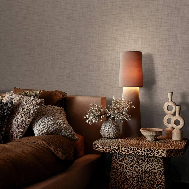 Weathered Linen Stone Wallpaper