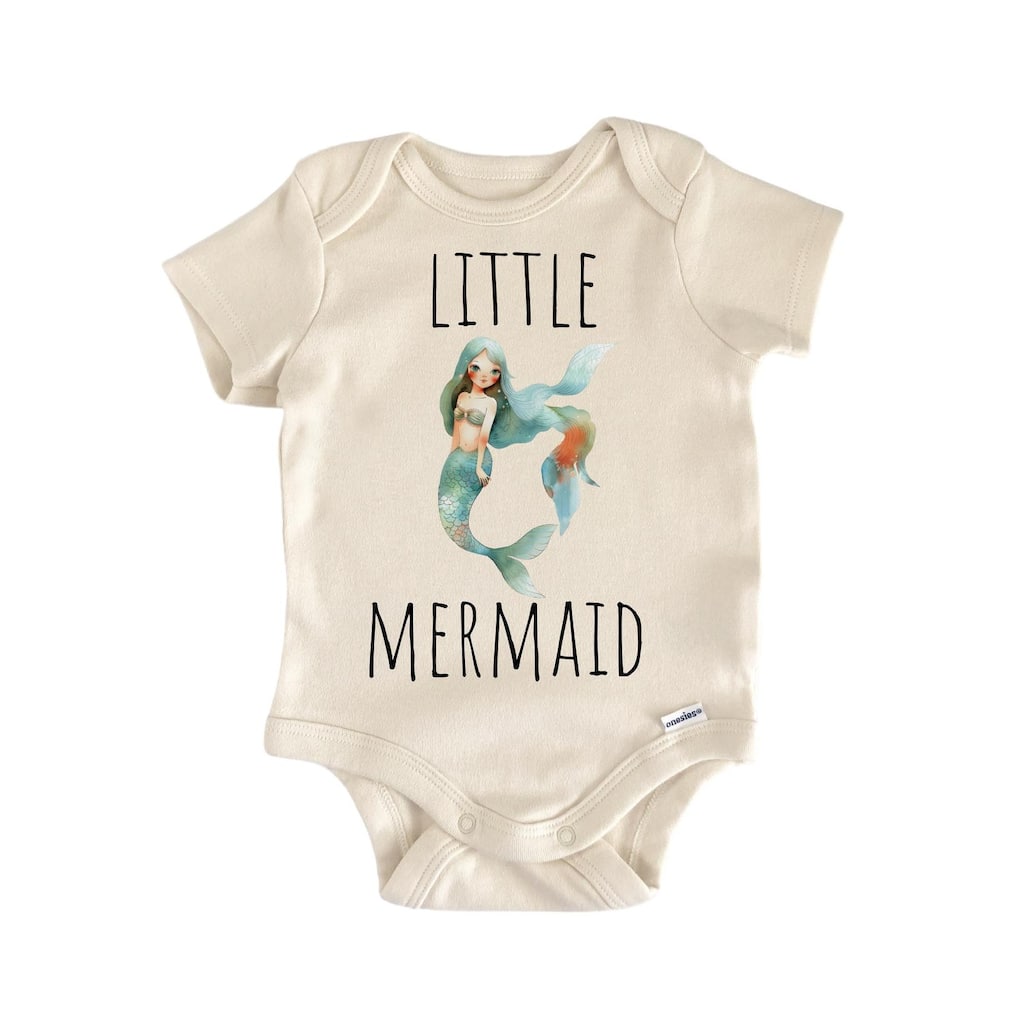 Ocean Mermaid - Baby Boy Girl Clothes Infant Bodysuit Funny Cute Newborn
