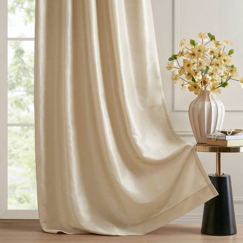 Madison Park Emilia Twist Tab Total Blackout Window Curtain Panel