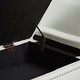 preview thumbnail 59 of 65, Armed Ottoman Bench PU Leather Bench Button Tufted Sofa Stool Bench Footrest Stoolfor Entryway, Living Room and Window
