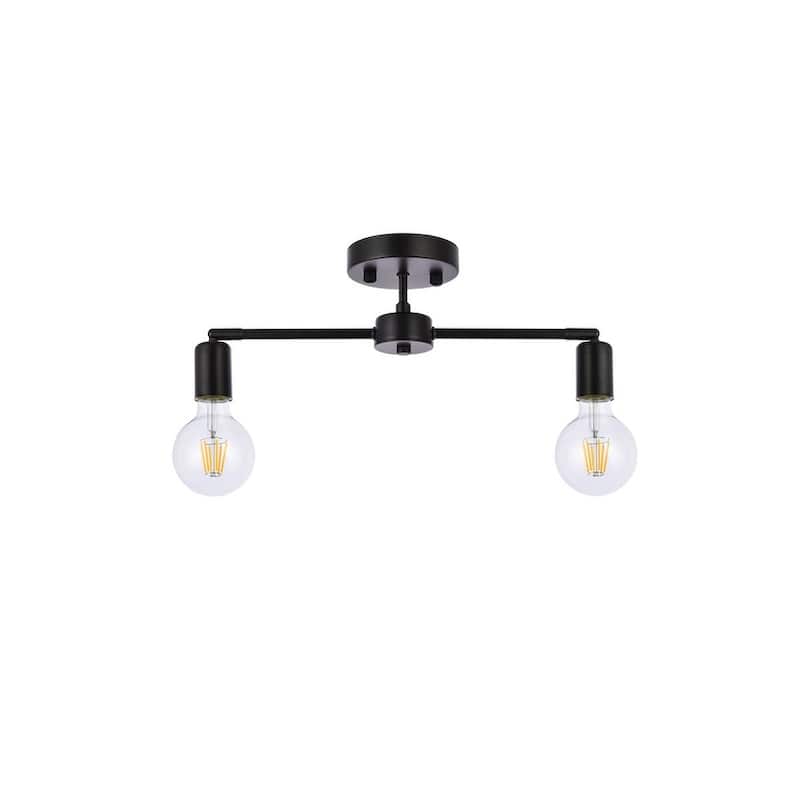 Ezra 2 Light Flush Mount - 4.7 Inch