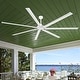 preview thumbnail 2 of 26, 100" Indsutrial Black/ Silver/ White Extra Larger HVLS Commercial Ceiling Fan with Remote - 100" Huge Fan