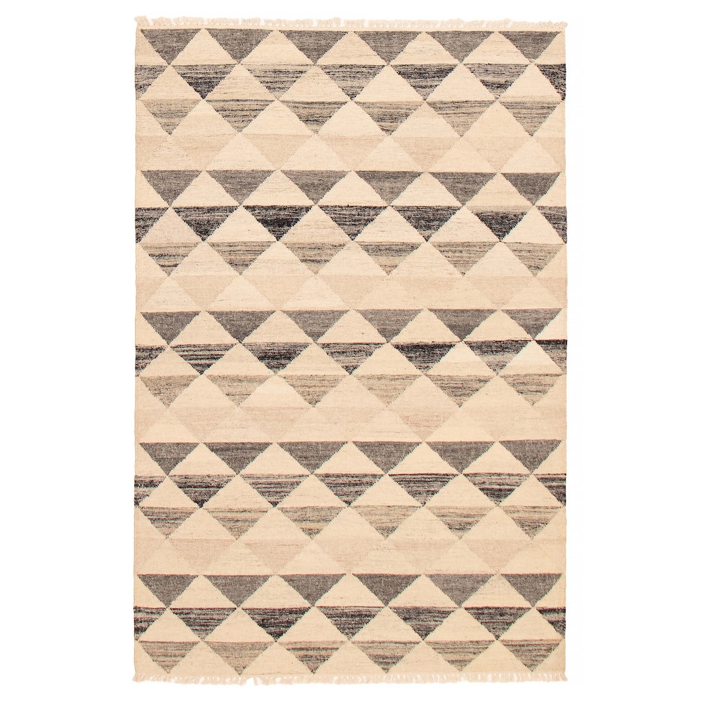 Ankara FW Cream Kilim 5'1" x 7'9" - 5'1 x 7'9