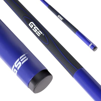 GSE™ 58" 2-Piece Fiberglass Graphite Composite Billiard Pool Cue Stick for Men/Women. Great for House or Commercial Use - Blue