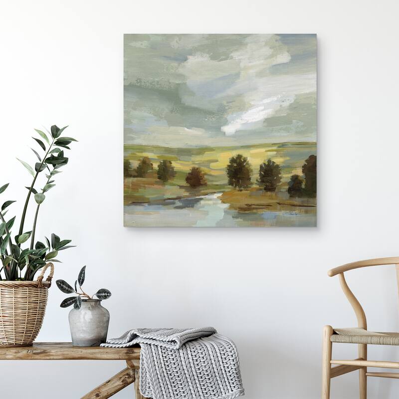 Country Landscape by Silvia Vassileva Canvas Art Print