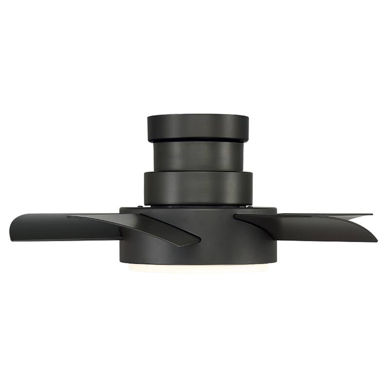 Vox Indoor/Outdoor 5-Blade Smart Flush Mount Ceiling Fan 26in with 3000 LED and Remote Control - 26