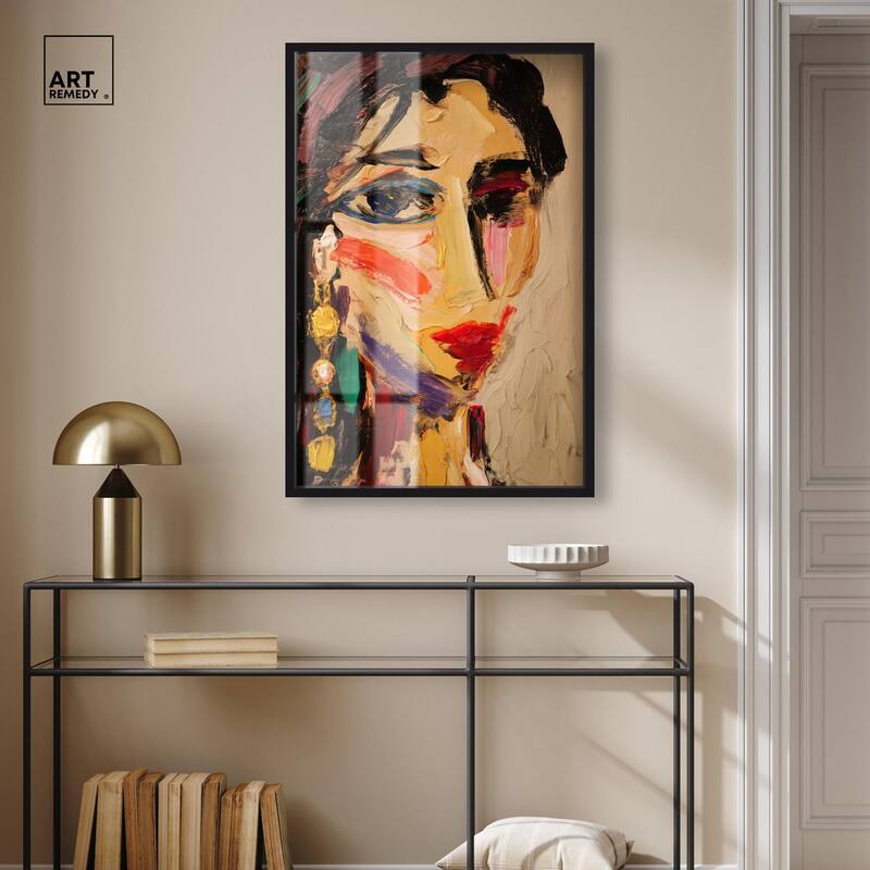 Colorful Expression I Shadowbox by Art Remedy