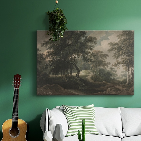 Vintage Landscape -CDXXXIII -Gallery Wrapped Canvas - On Sale