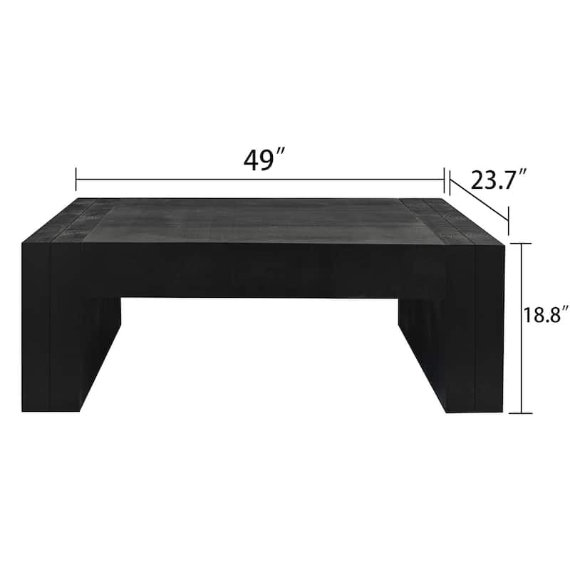 Wood Living Room Table Versatile Tea Table ,Rustic Wood Coffee Table