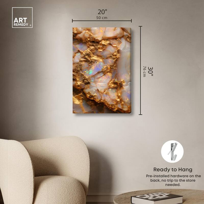 Mythic Gleam Canvas by Art Remedy, Gallery Wrapped