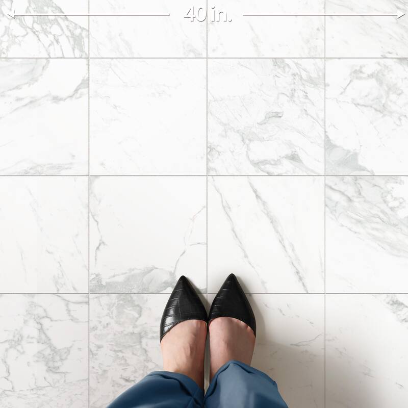 Merola Tile Reve Blanc 11-3/4" x 11-3/4" Porcelain Floor and Wall Tile