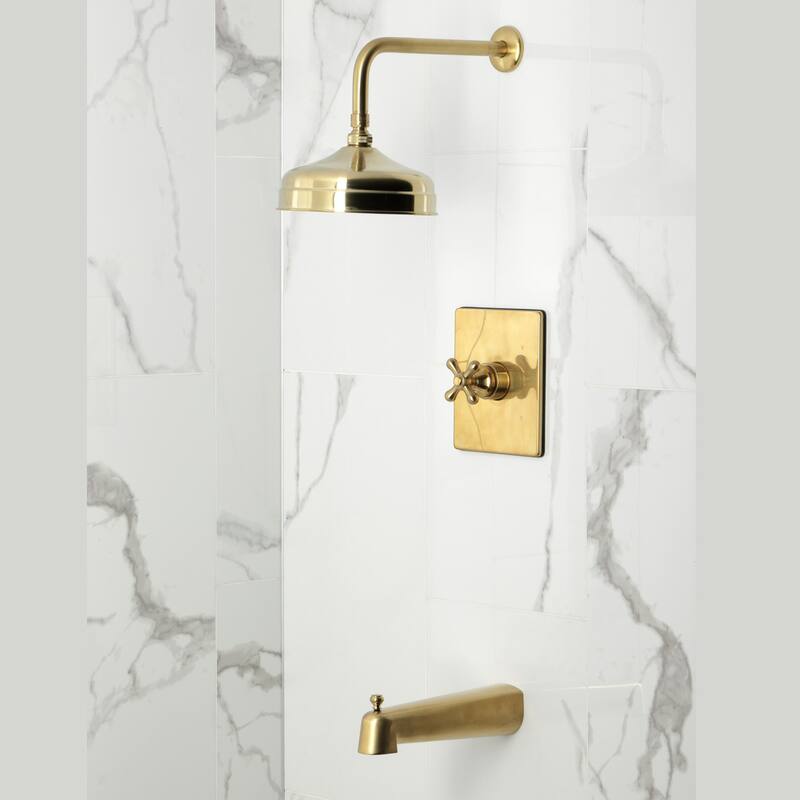 Kingston Brass Single-Handle Pressure Balanced Tub and Shower Faucet