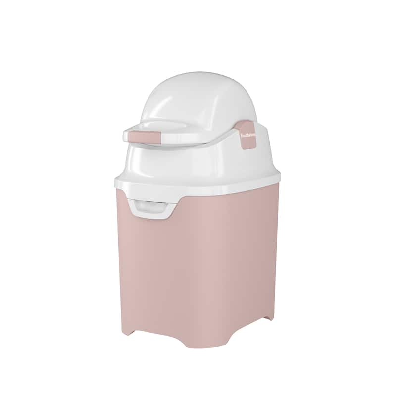 Foundations Mini Diaper Pail - Pink