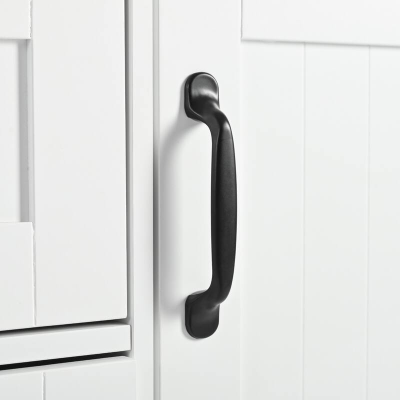 55.75'' Kitchen Island with 2 Drop Leaf, Rolling Wheels, Power Outlet, Spice & Towel Rack and 3 Drawers