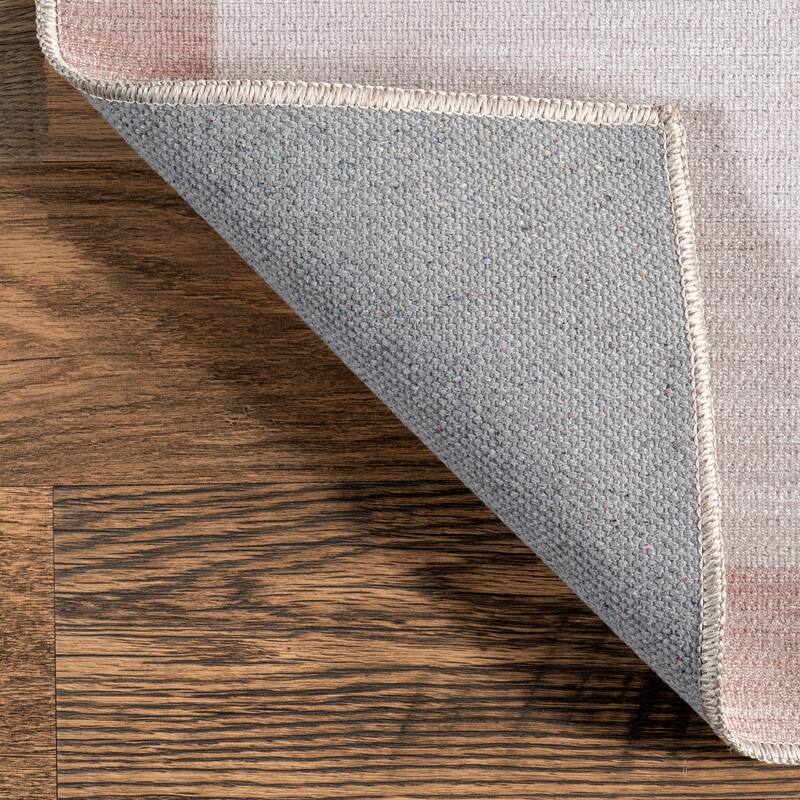 Nuloom Rizzo SpinClean Puppy Kids Machine Washable Area Rug