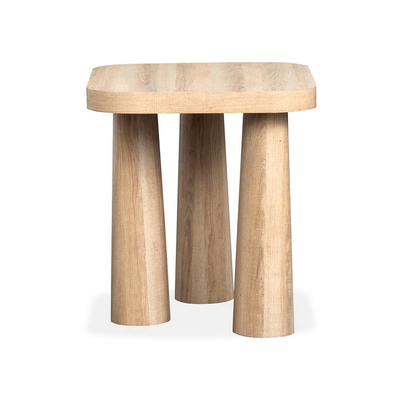 Magnussen Home Lanfer Peanut Rectangular End Table - 22''W x 26''D x 24''H