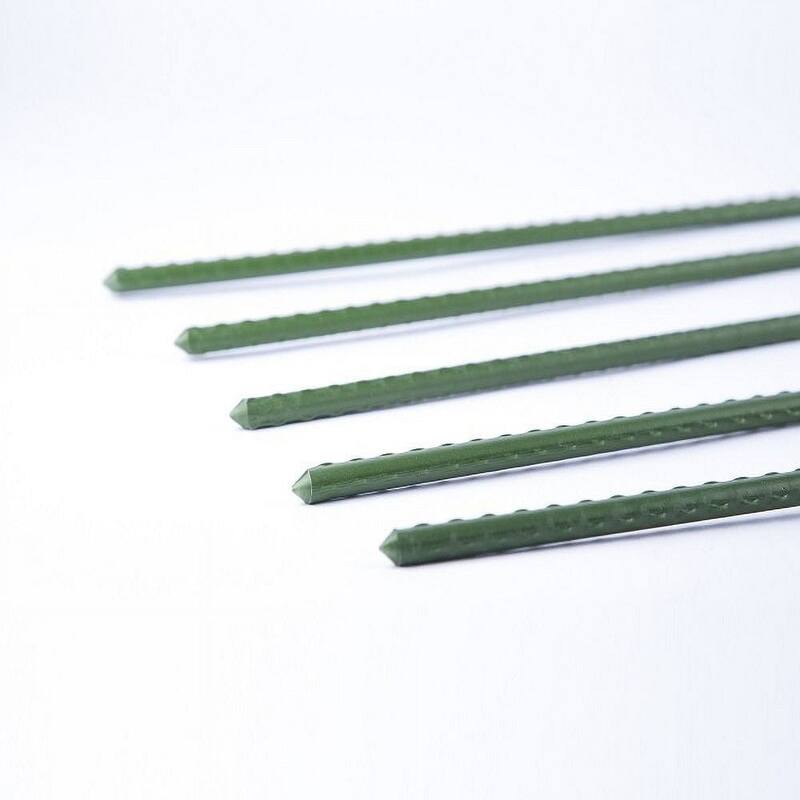 Agfabric Garden Stake, Plant Stake, Plastic Coated Steel Tube Stakes