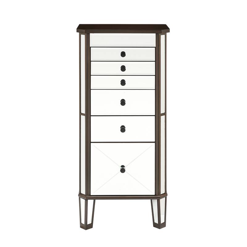 Miry Mirrored Jewelry Armoire