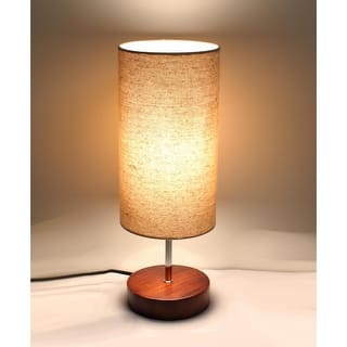 Wood Table Lamps Online At Our Best Lighting Deals Kanstar 17 Minimalist Sandalwood Table Lamp